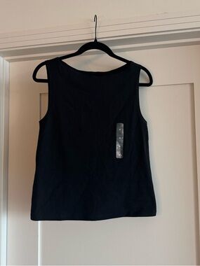 GAP Boatneck Sleeveless Women's Tank Top - Black